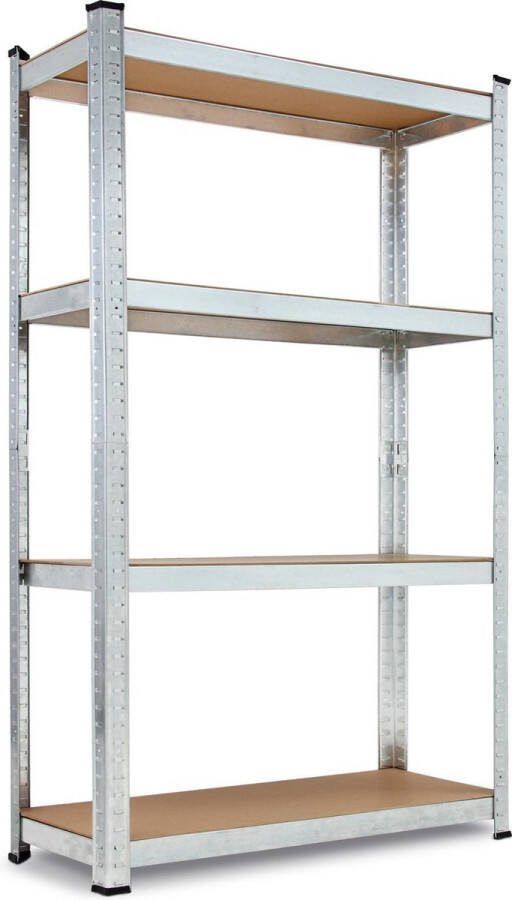 Monzana Verstevigd Opbergrek 5 planken MDF 160 x 90 x 40 cm max. 700kg