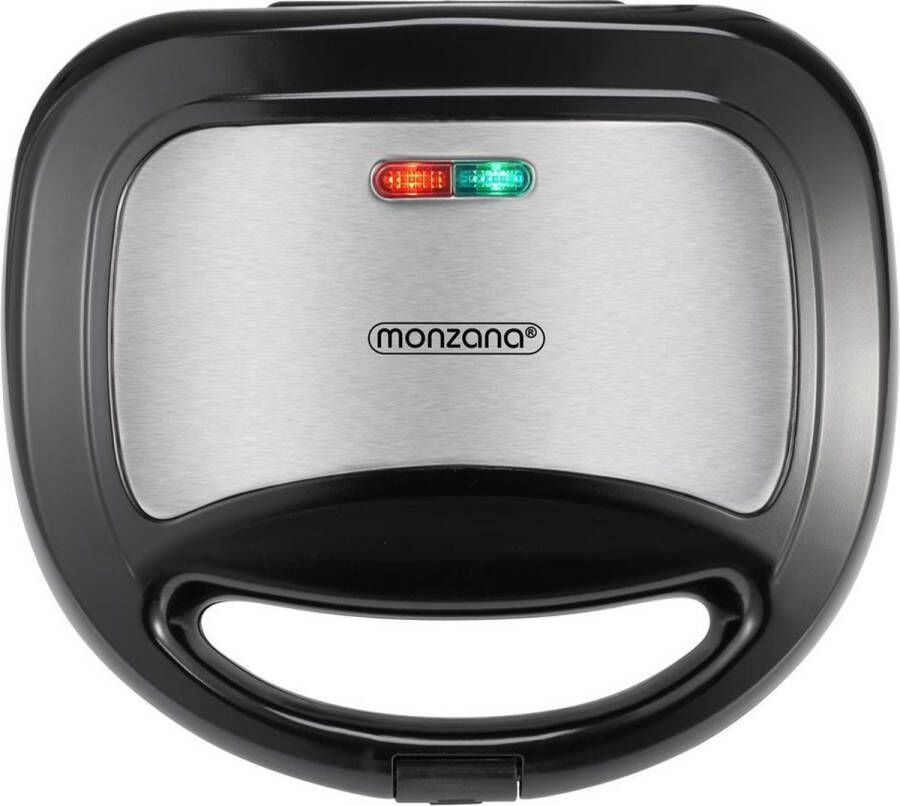 Monzana Tosti Apparaat 750W Antiaanbaklaag BPA vrij Wit