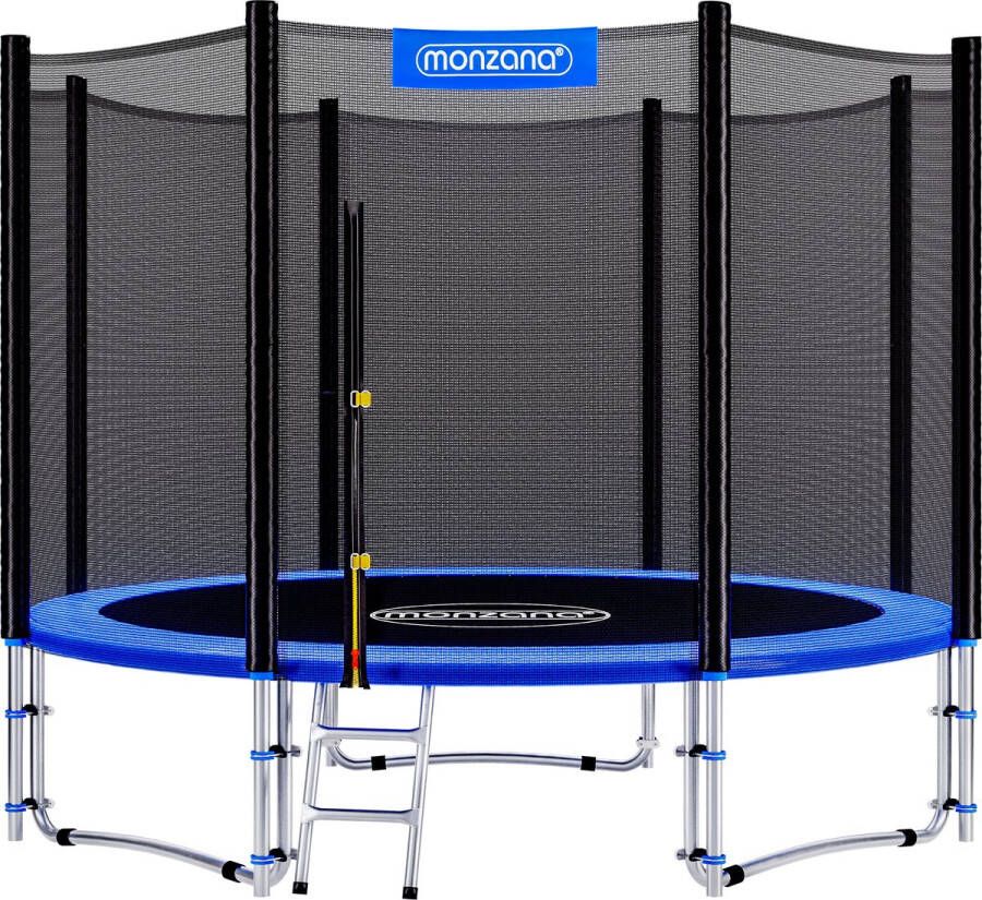Monzana Trampoline Ø 183 cm Gecertificeerd incl Veiligheidsnet Ladder
