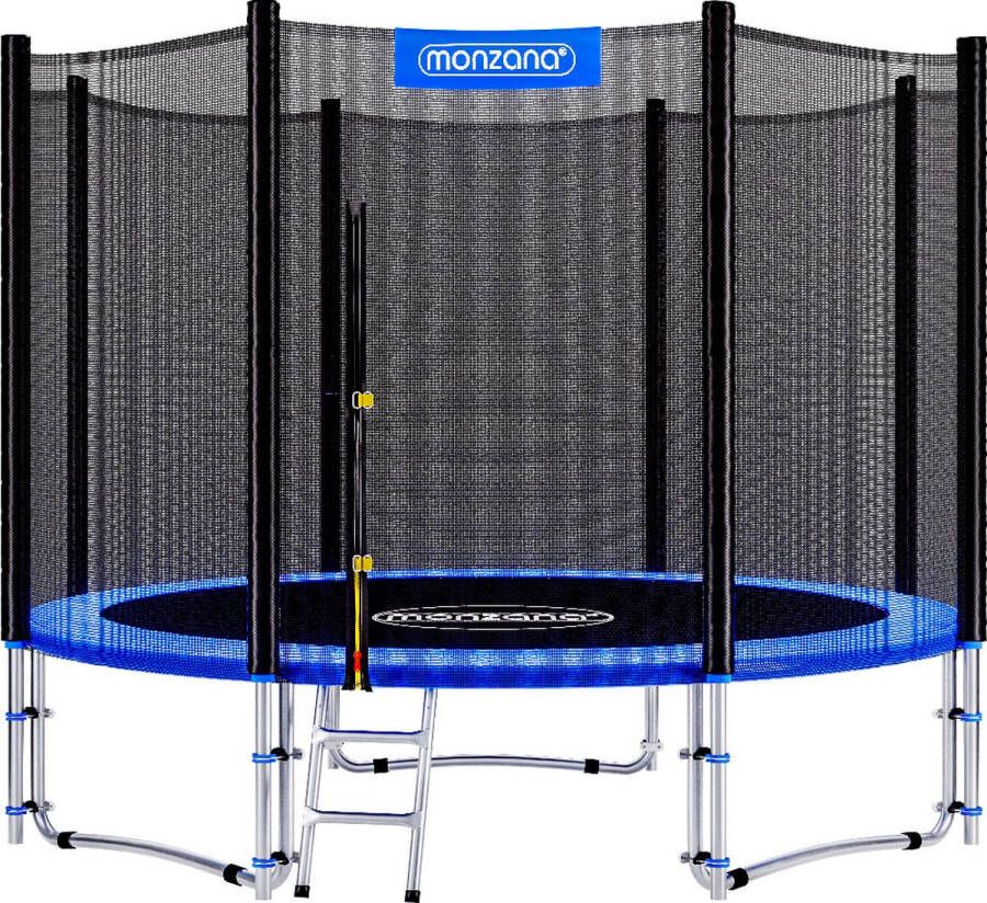 Monzana Trampoline met veiligheidsnet Ø 244 cm TÜV gecertificeerd