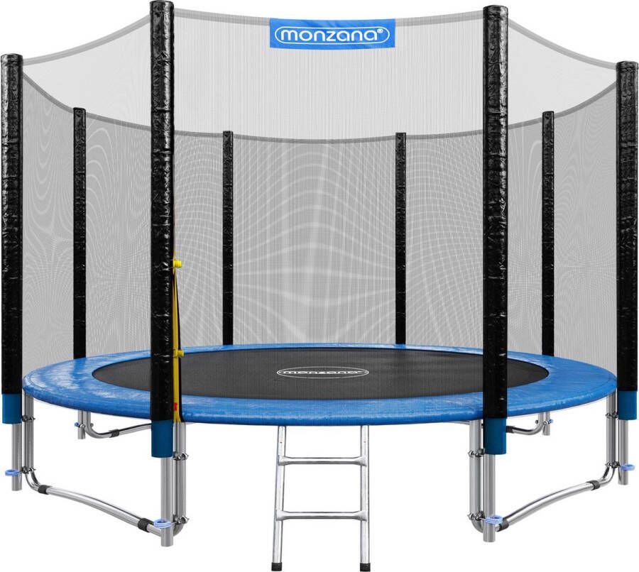 Monzana Trampoline 305cm Incl. Veiligheidsnet & Ladder Blauw