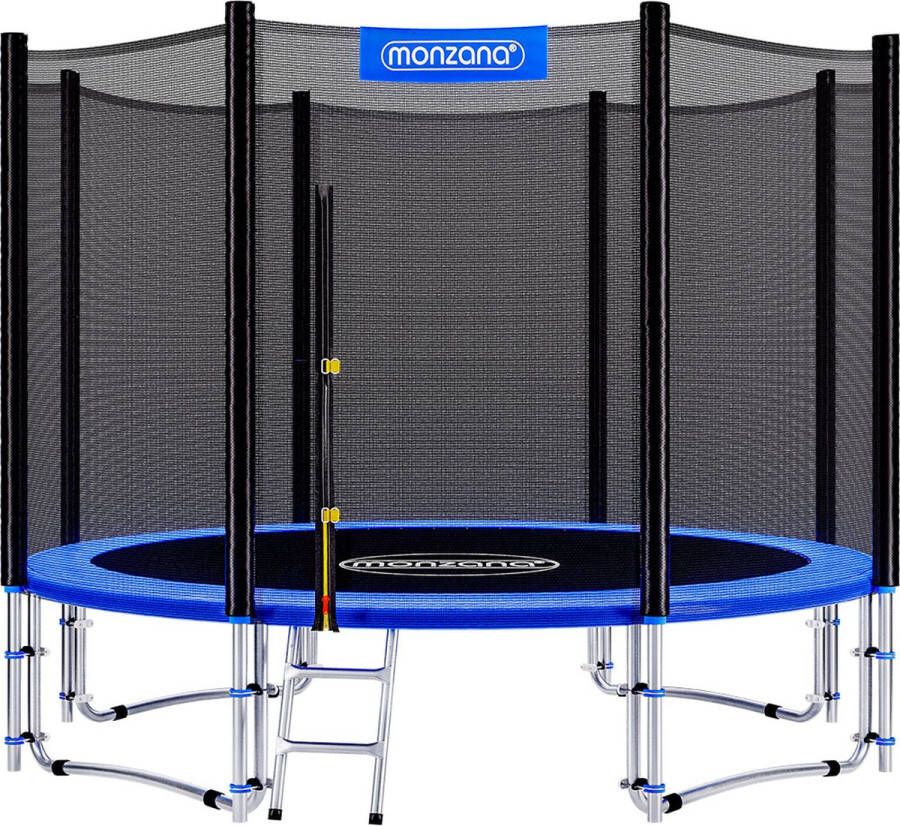 Monzana -Trampoline Ø 366 cm Gecertificeerd incl Veiligheidsnet Ladder