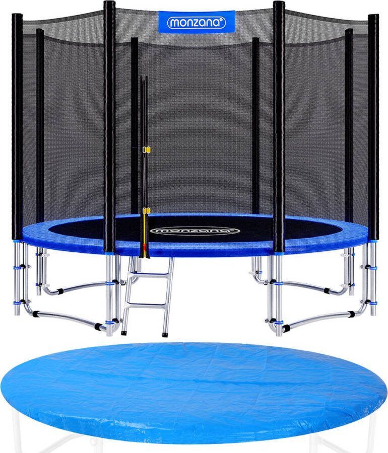 Monzana Trampoline Ø 366 cm Complete Set incl. Accessoires – TÜV certificaat