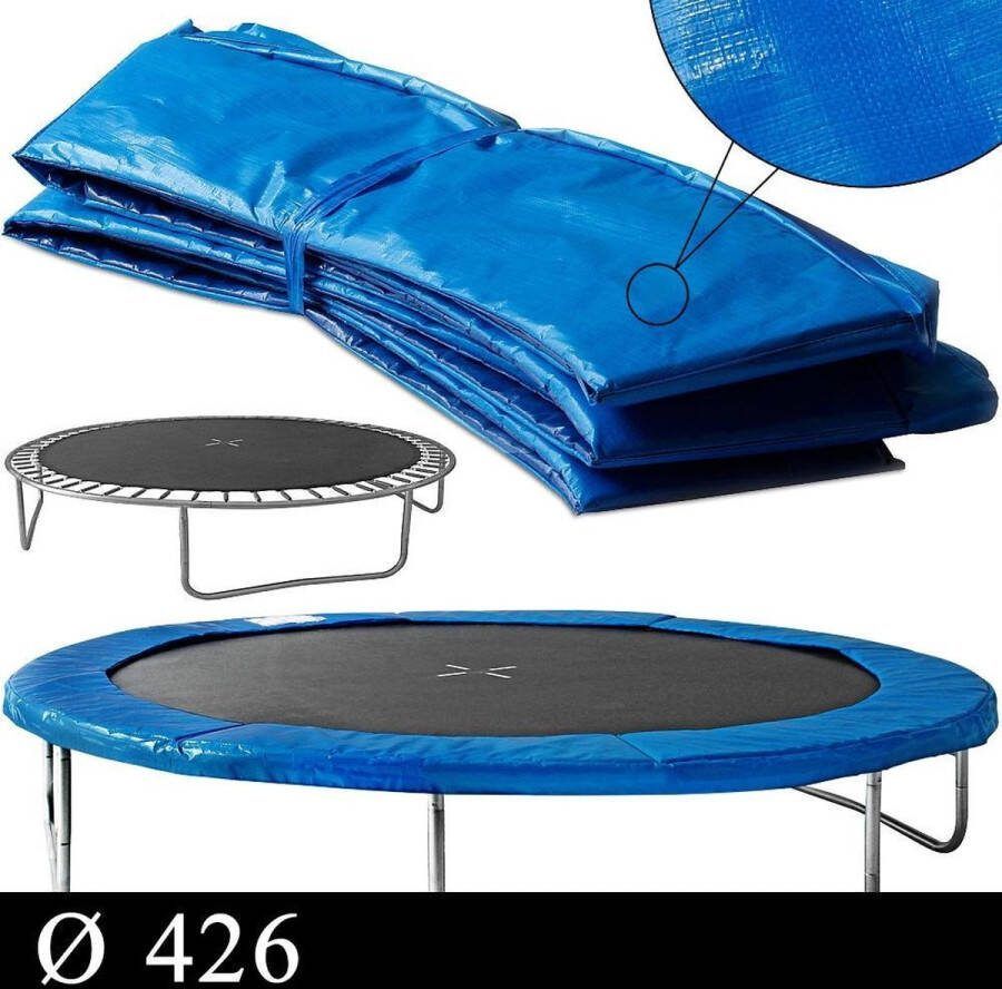 Monzana Trampoline Beschermrand PVC UV Bestendig 426cm Blauw