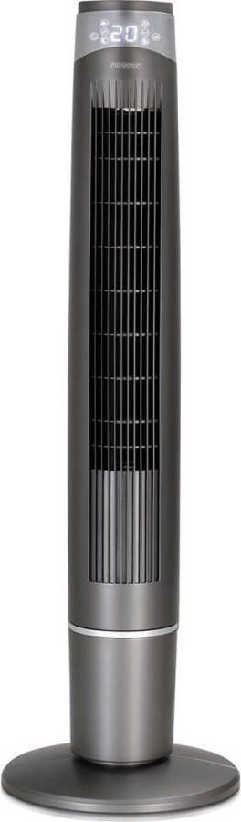 Monzana Ventilator met Afstandsbediening 120cm 3 Standen – Zilver