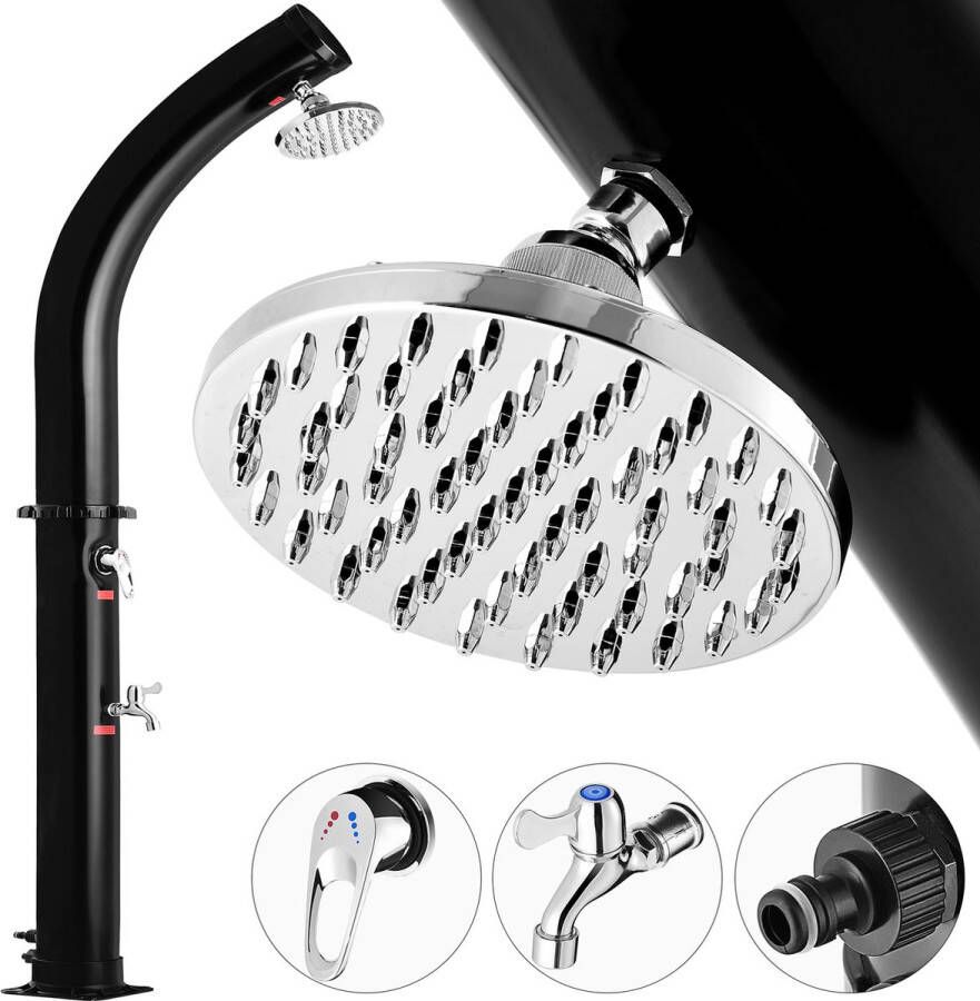 Monzana Zonnedouche Boog 20 liter Douchekop 360° Draaibaar Solar Buitendouche