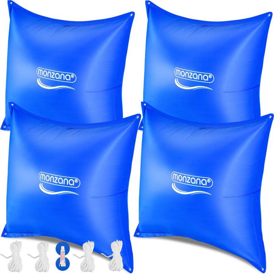 Monzana Zwembadkussen XL 4 stuks Chloorbestendig PVC – Blauw