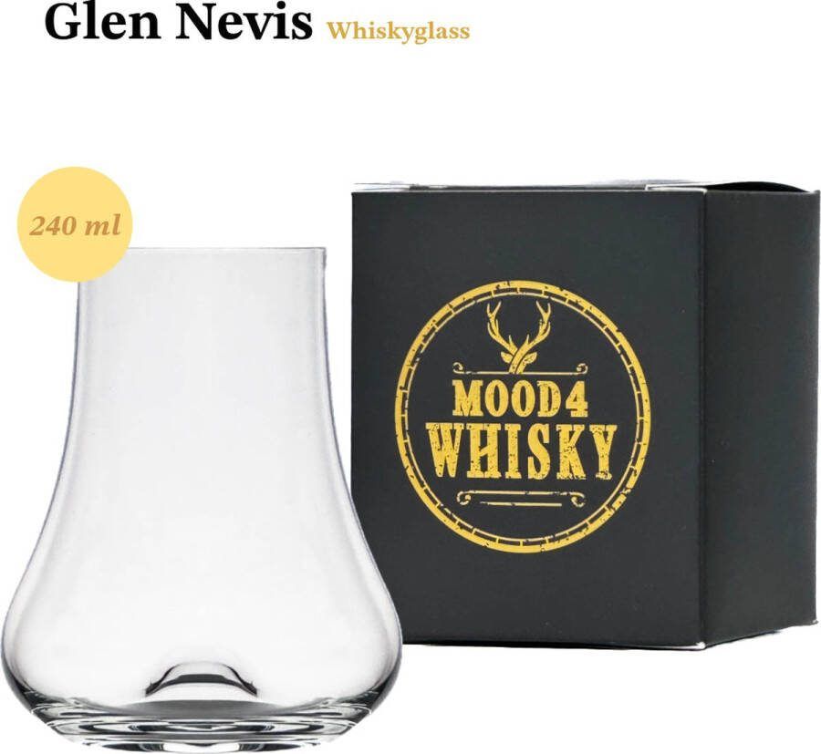 Mood4Whisky Whiskyglas Glen Nevis 240 ml Cadeauverpakking