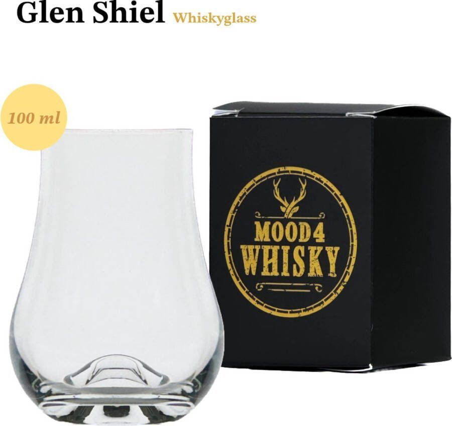 Mood4Whisky Whiskyglas Glen Shiel 100 ml Cadeauverpakking