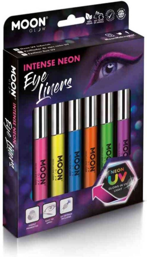 Moon-Creations Eyeliner Moon Glow Intense Neon UV Set Multicolours