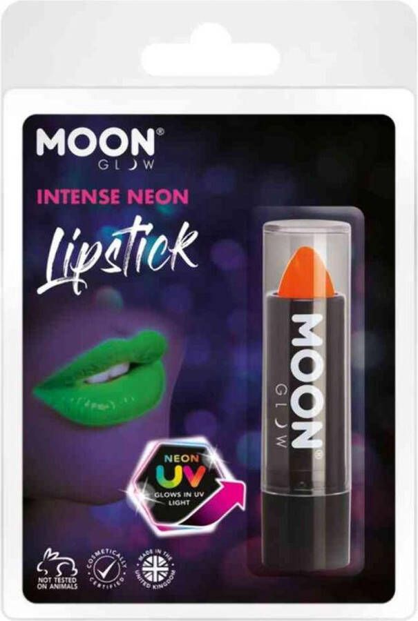 Moon-Creations Lippenstift Moon Glow Intense Neon UV Oranje