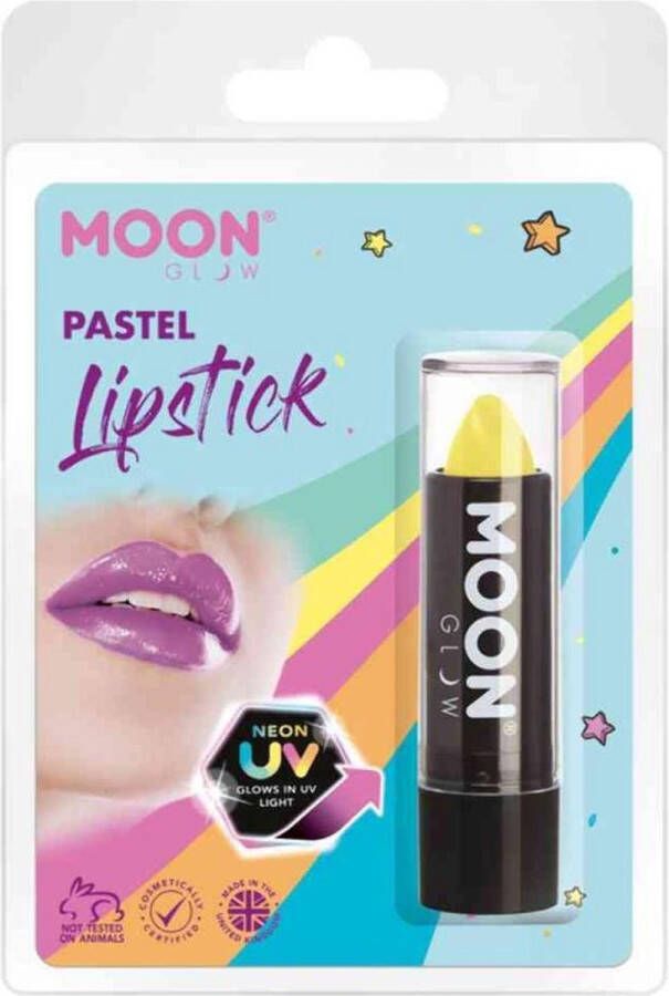 Moon-Creations Lippenstift Moon Glow Pastel Neon UV Geel