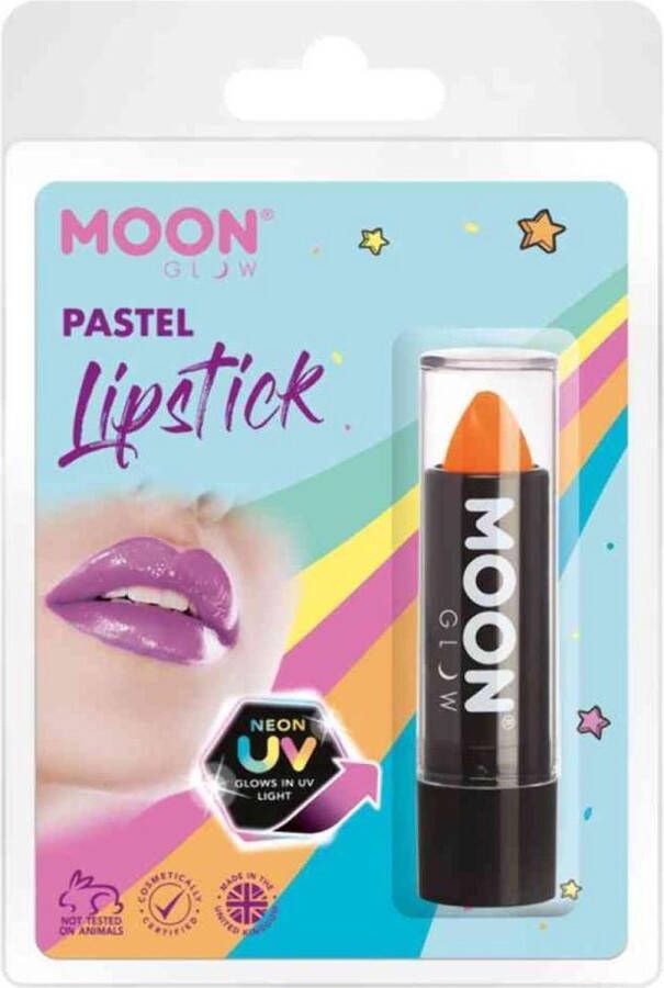 Moon-Creations Lippenstift Moon Glow Pastel Neon UV Oranje