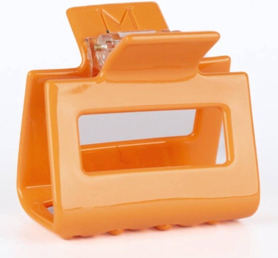 MOONIE'S Lilly haarklem in Dutch Orange oranje 5.5 cm Haarklemmen Haaraccessoires Acetaat