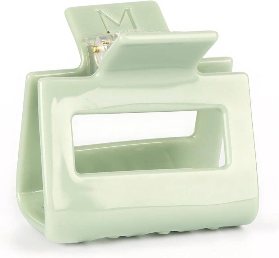 MOONIE'S Lilly haarklem in Minty Green Groen 5.5 cm Haarklemmen Haaraccessoires Acetaat