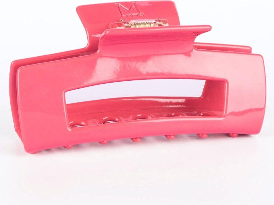 MOONIE'S Maddy haarklem in French Rose Roze 8.5 cm Haarklemmen Haaraccessoires Acetaat