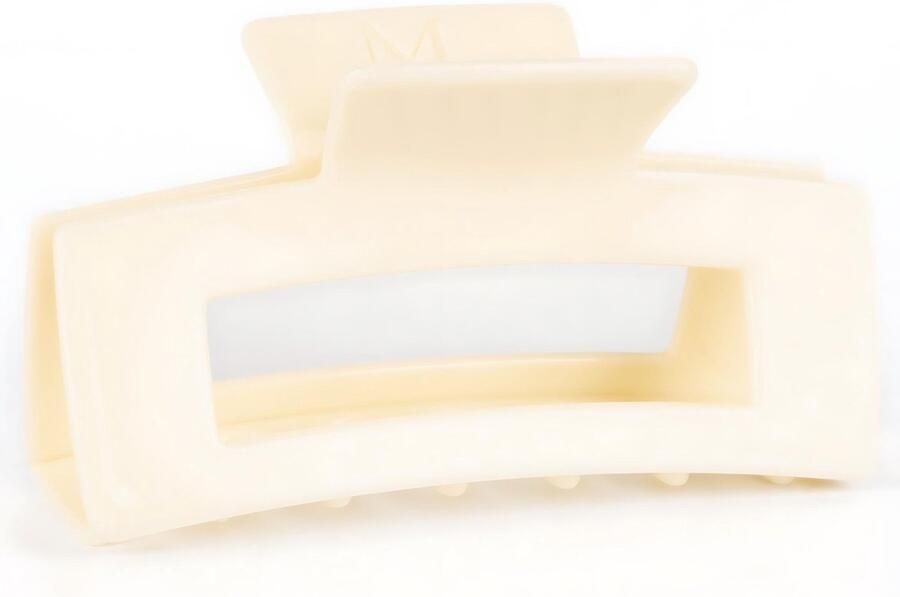 MOONIE'S Madison haarklem in Candle White Wit 10.5 cm Haarklemmen Haaraccessoires Acetaat