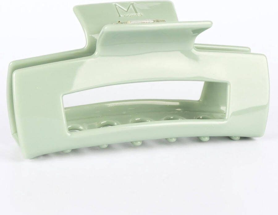 MOONIE'S Madison haarklem in Minty Green Groen 10.5 cm Haarklemmen Haaraccessoires Acetaat