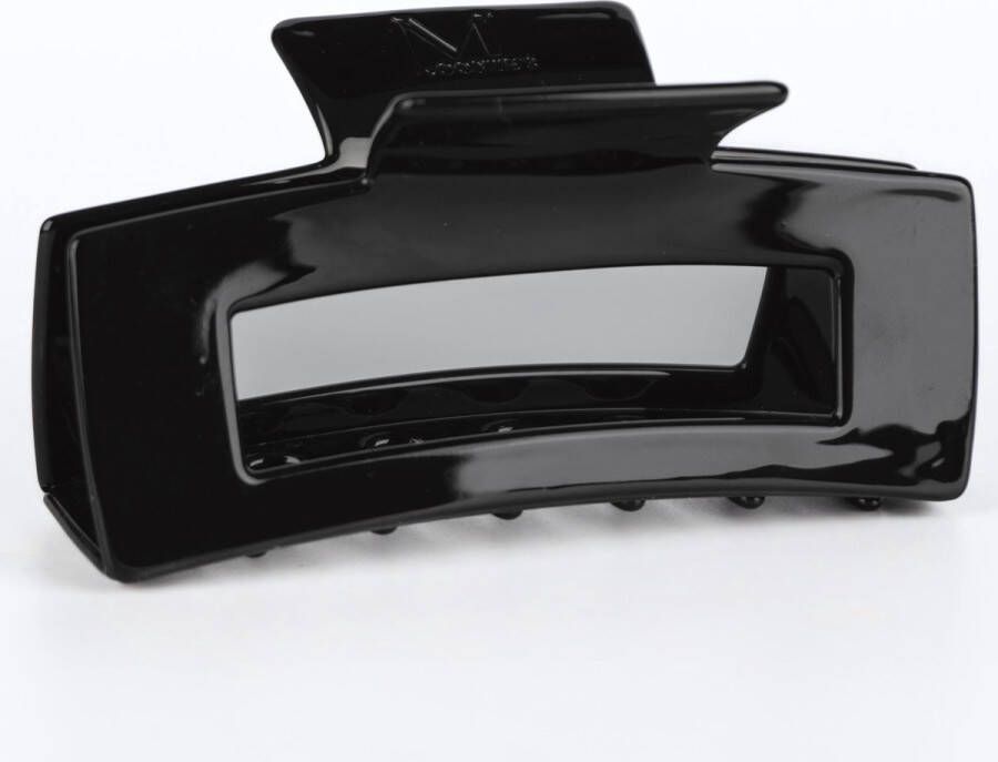MOONIE'S MOONIE S Madison haarklem forever black Zwart 10.5 cm Haarklemmen Haaraccessoires Acetaat