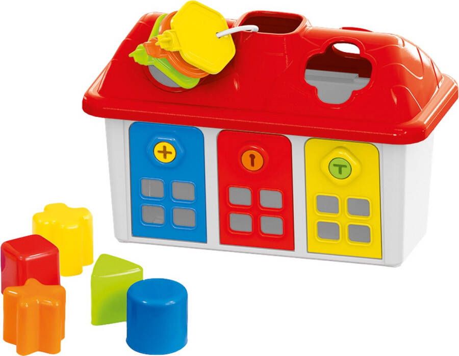 Moony Vormenstoof Huis Blokkendoos Sleutels speelgoed 1 jaar