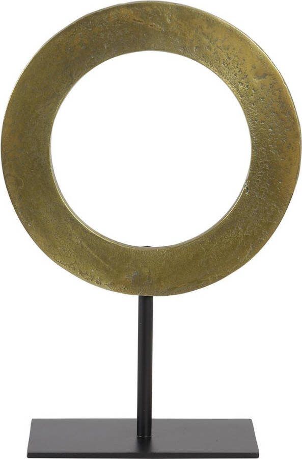 MOOS Light & Living Ornament op voet Waiwo Antiek Brons Zwart 25x10x39cm Luxe