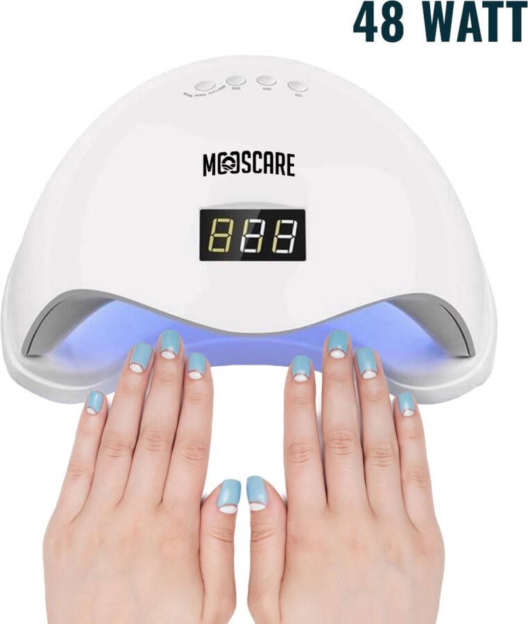 Mooscare 48 Watt LED Lamp voor Gellak Nagels UV Lamp Gelnagels Nail Art Nagellamp Gel Nagellak Nageldroger