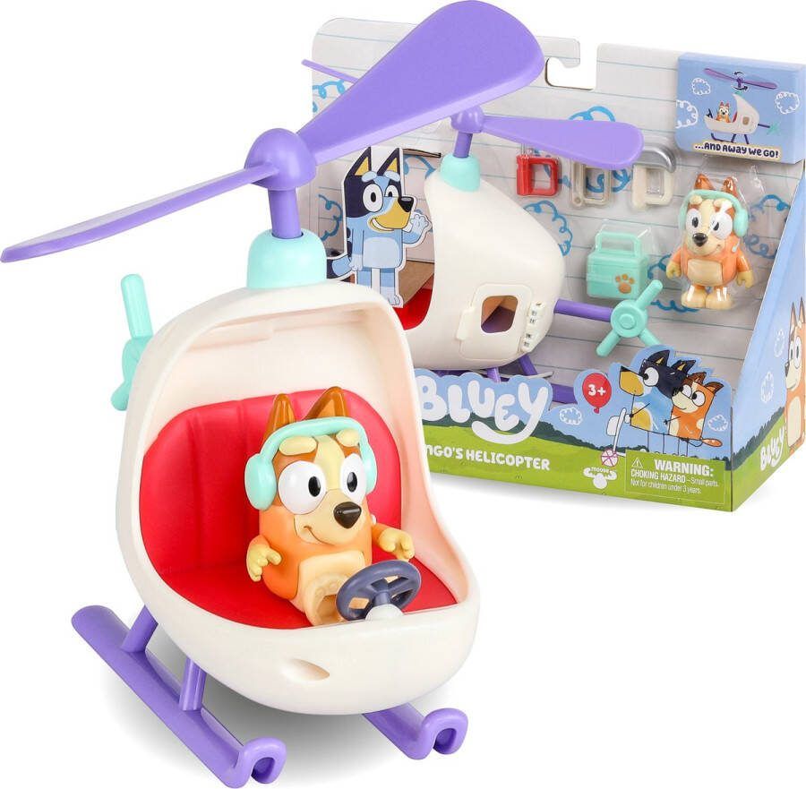 Moose Toys BLUEY Bingo s Helikopter Speelset