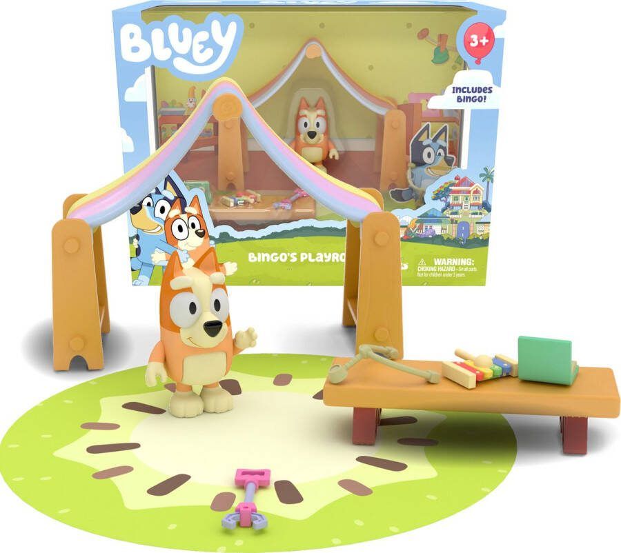 Moose Toys BLUEY Mini Speelset Bingo's Speelkamer Incl. accessoires en Speelfiguurtje Bingo