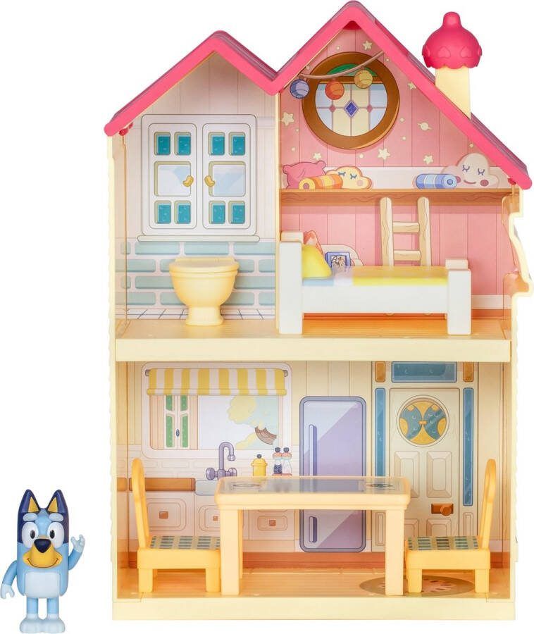 Moose Toys BLUEY's Mini Huis Speelset Incl. Bluey speelfiguur