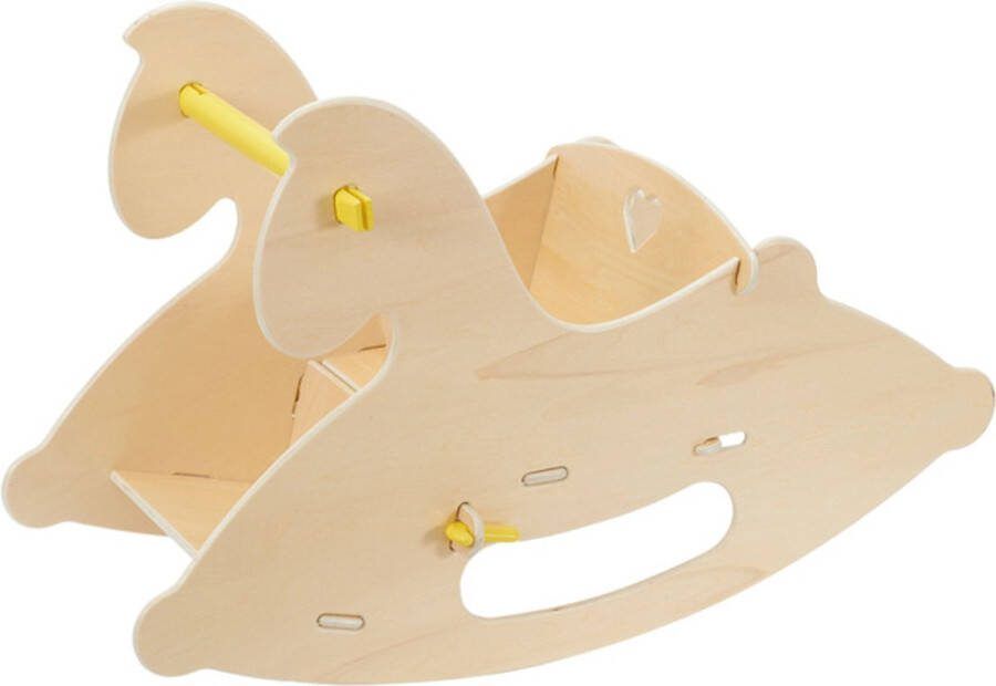 Moover toys Hobbelpaard Naturel Geel