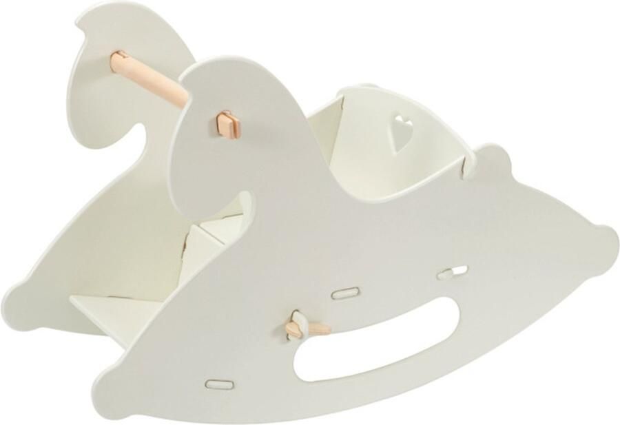 Moover toys Hobbelpaard Gebroken Wit Naturel
