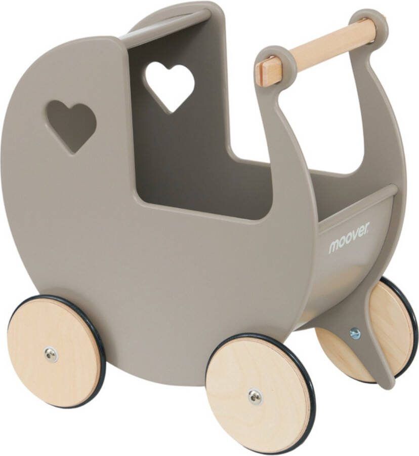 Moover toys Poppenwagen Classic Grijs Naturel
