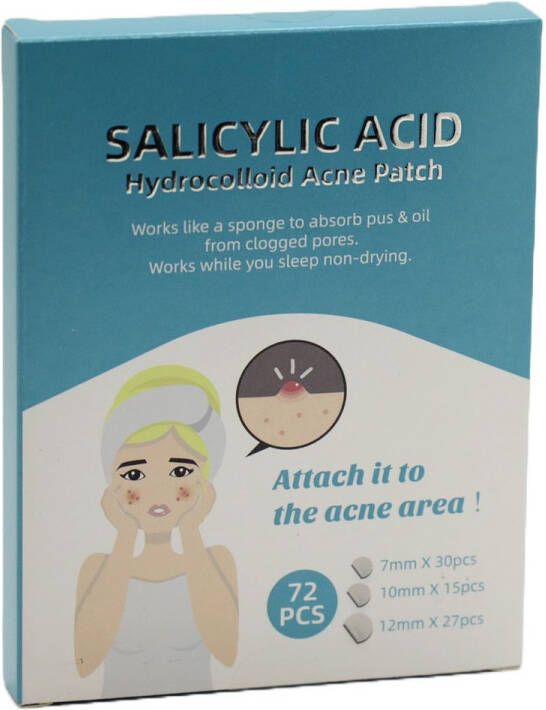 2x Pimple Patch met Salicylzuur Geavanceerde Formule 3 Verschillende Formaten Bevat Guave Extract Inclusief Gratis Gezichtsmasker 144 Stuks