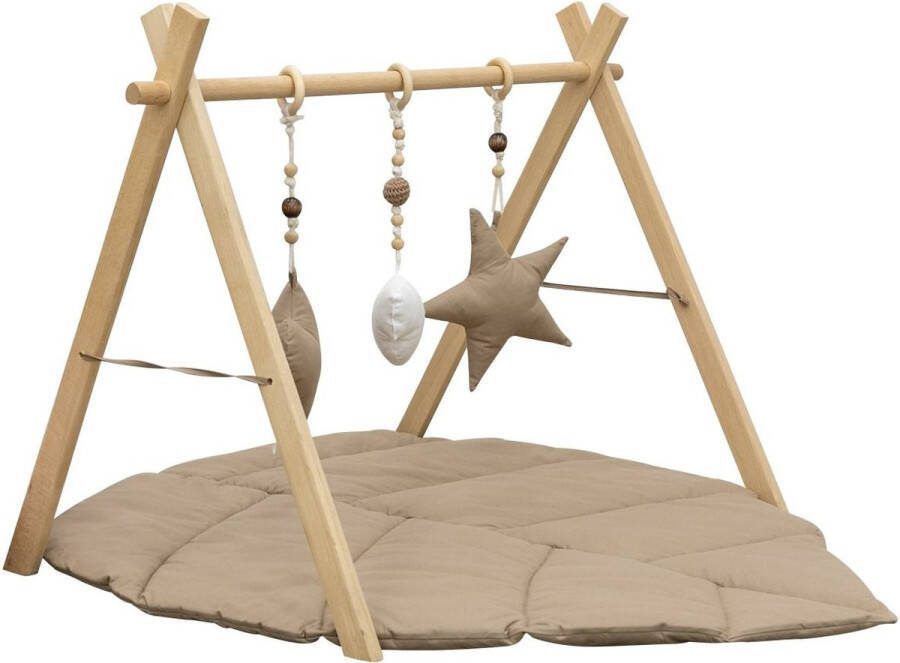 MorDesign Leaf Speelkleed Groen Babygym 70bx60h cm