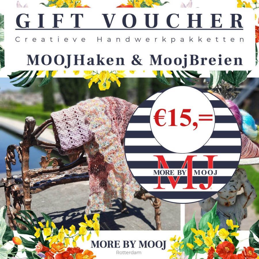 More by Mooj Cadeaubon Brei en of Haakpakket 15 euro