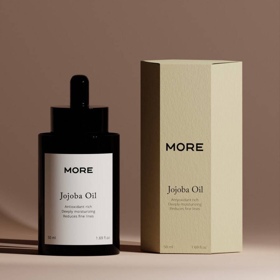 More Jojoba Olie | 100% Biologisch & Koudgeperst | 100% Puur | Haarolie & Huidolie | Huid & Haar