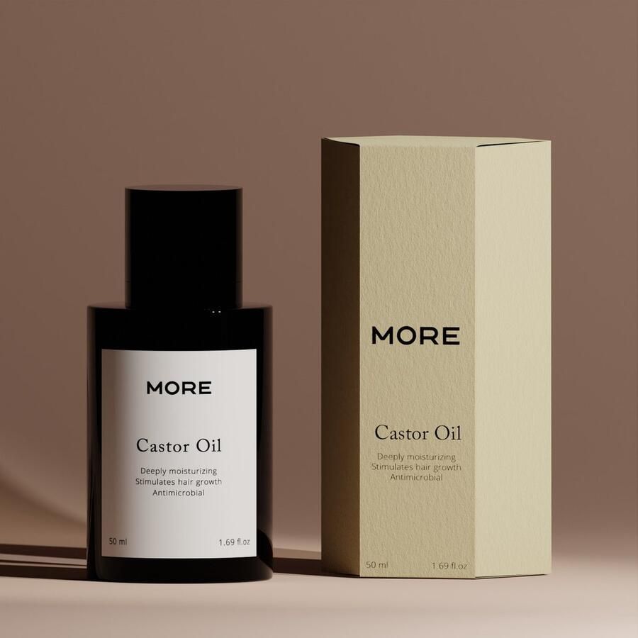 More Castor olie Voor huid haar & wimper en wenkbrauw Castorolie 100% Biologisch & Koudgeperst Haarolie 100% Puur Eyelash Serum Wimperserum Castor Oil