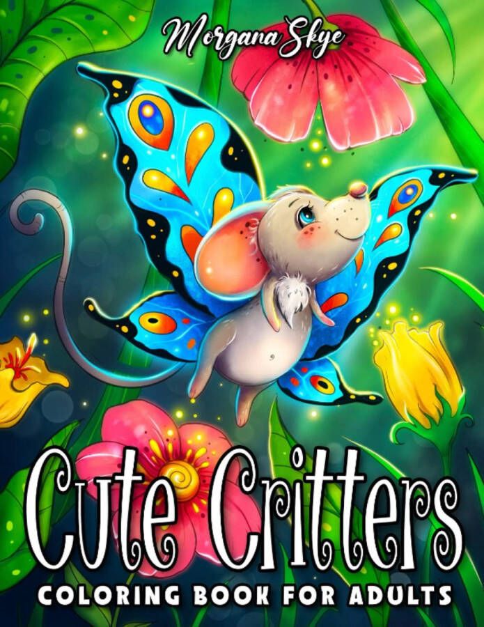 Morgana Skye Cute Critters Coloring Book for Adults Kleurboek voor volwassenen