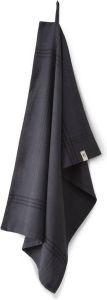 Morhane Line Out theedoek 50x70cm off-black