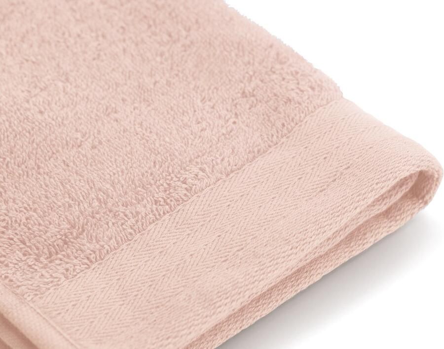 Morhane Soft Cotton gastendoek 30x50cm roze (2 stuks)