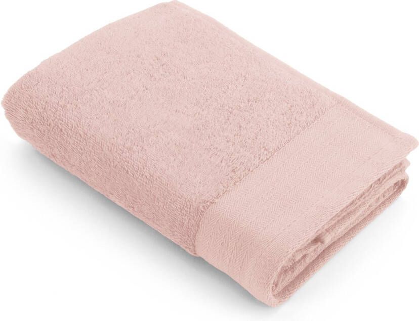 Morhane Soft Cotton baddoek 50x100cm roze