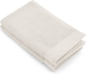 Morhane Soft Cotton gastendoek 30x50cm kiezelgrijs (2 stuks)