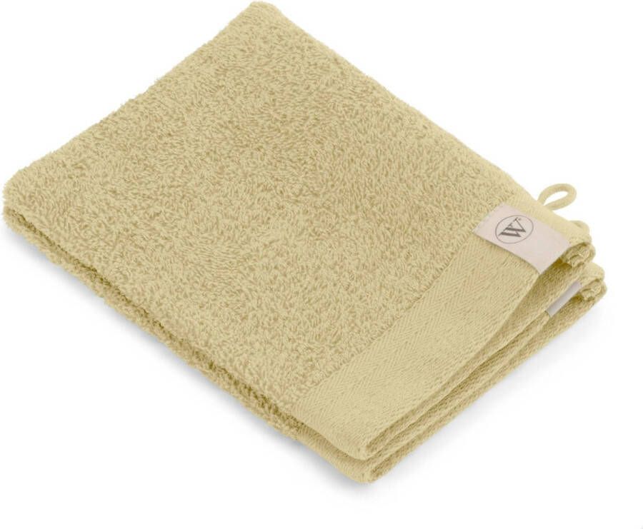 Morhane Soft Cotton washand 16x21cm maisgeel (2 stuks)
