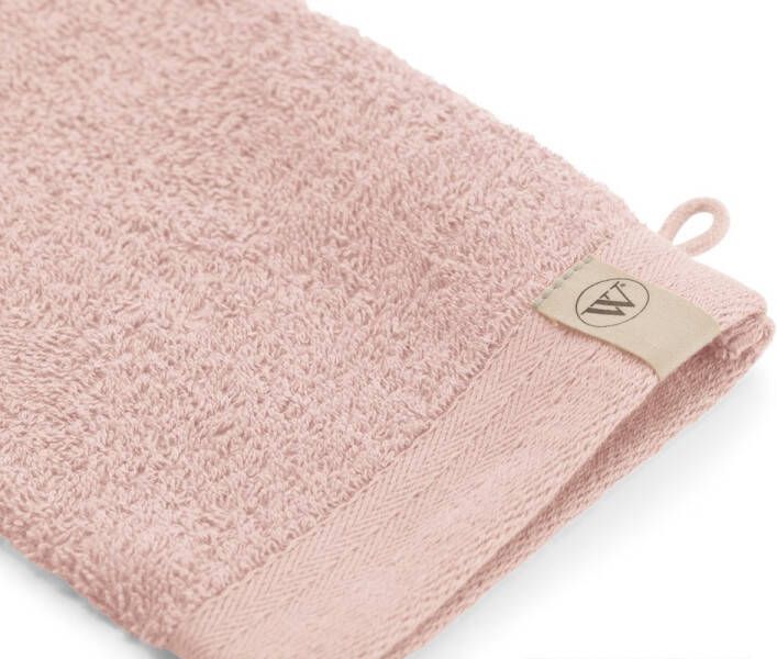 Morhane Soft Cotton washand 16x21cm roze (2 stuks)