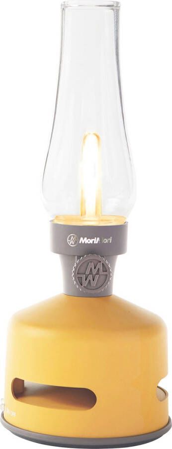 Mori MoriMori LED Buitenlamp Lantaarn met Bluetooth Speaker Snug Room Geel