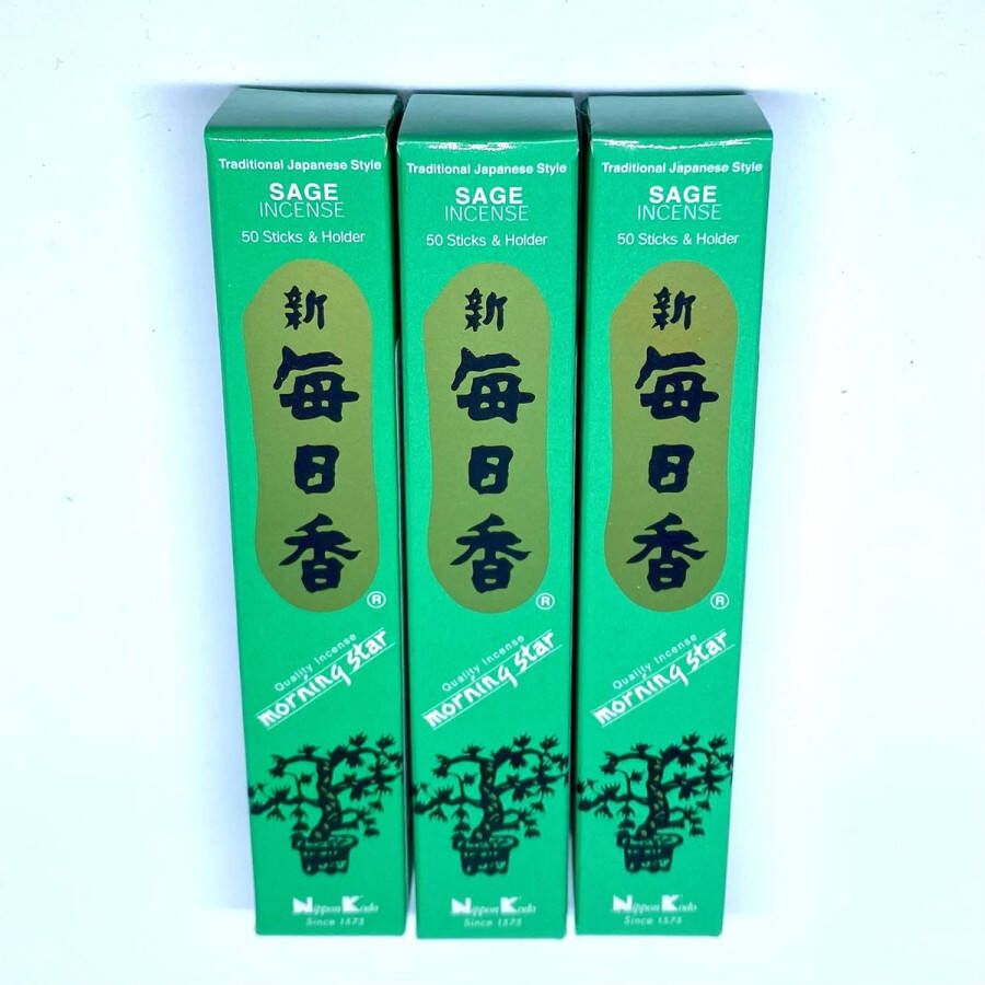 Morning Star Sage Incense wierook stokjes 3-pack
