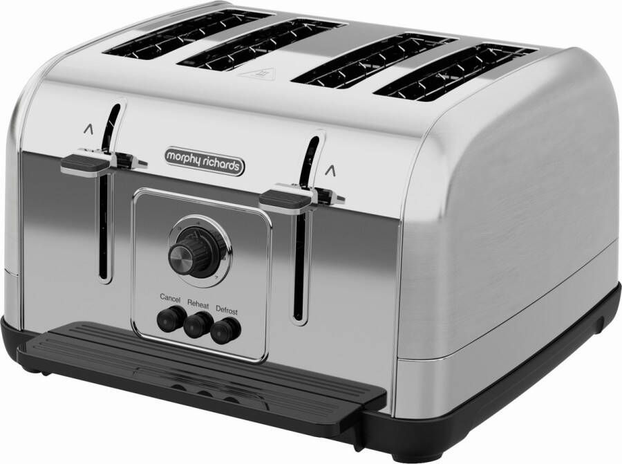 Morphy Richards 240130 broodrooster 4 snede(n) 1800 W Geborsteld staal