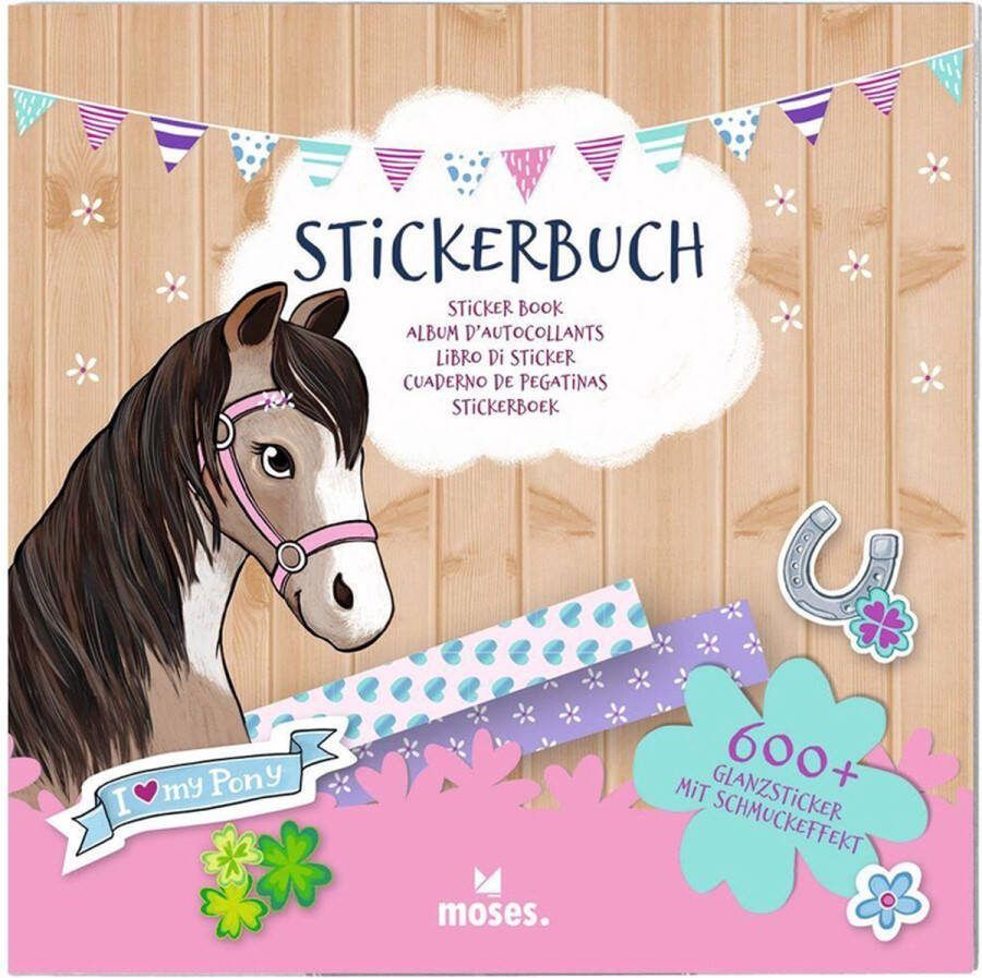 Moses. Verlag Paarden stickerboek 17x17x0.8cm