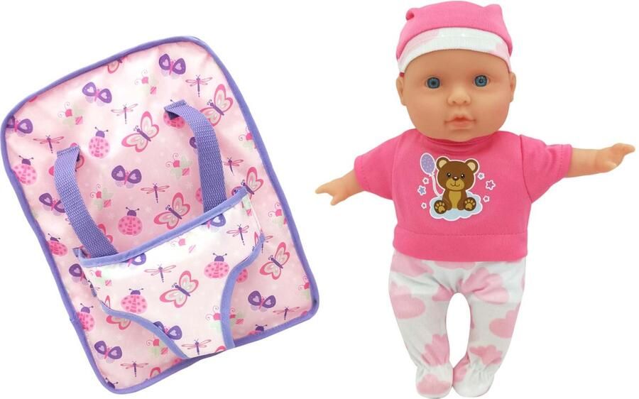 Mother love Babypop 26cm Met Rugzak