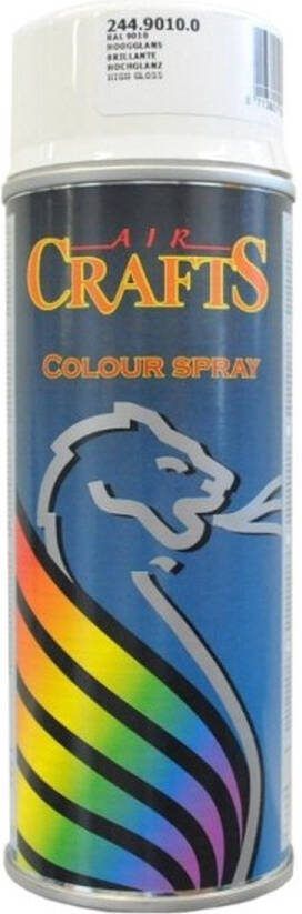 Motip aircrafts hoogglans lak RAL 9010 puur wit 400 ml